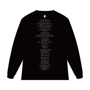 ロングスリーブTシャツ（ブラック）