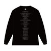 ロングスリーブTシャツ（ブラック）
